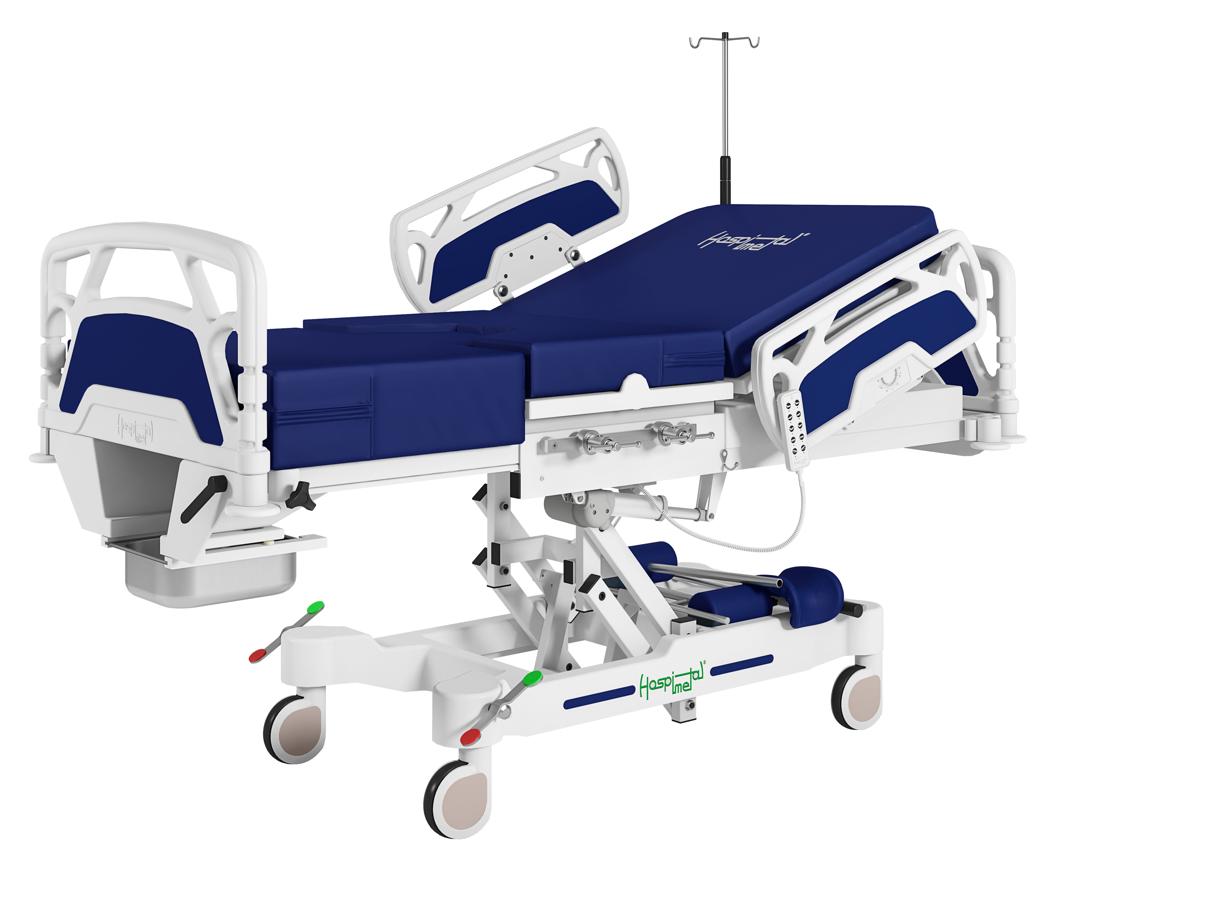Cama para Parto, 3 Motores